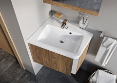 Тумба под умывальник SD 10° 550 R тёмный орех