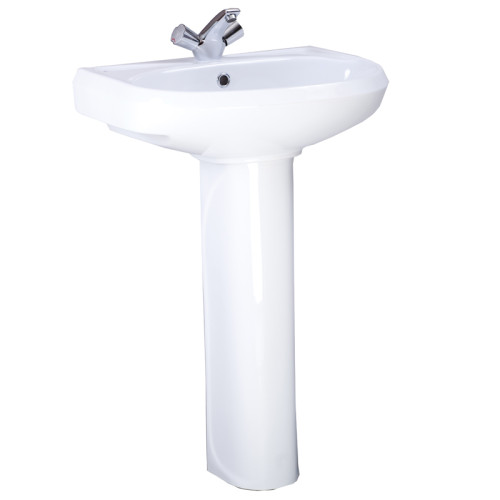 Пьедестал для раковины Santeri Вест белый (1.3601.8.S00.00B.0)