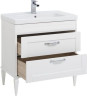 Тумба с раковиной Aquanet Денвер 80 белый