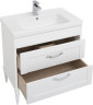 Тумба с раковиной Aquanet Денвер 80 белый