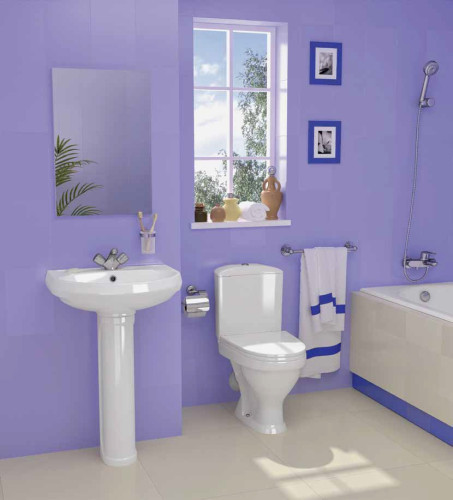 Унитаз-компакт напольный Santeri Вест с сиденьем стандарт