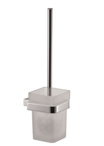 Sanibano Enzo, настенный стеклянный ёрш, цвет хром