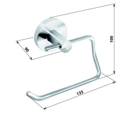 Держатель для туалетной бумаги Bemeta Neo stainless 104112045