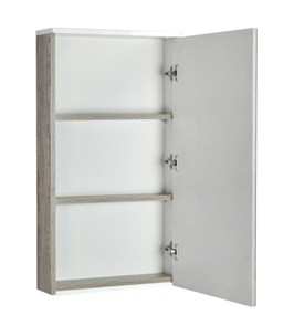 Зеркало-шкаф AQUATON Эмма Белый/Дуб Навара (1A221802EAD80)