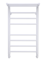Полотенцесушитель водяной Comfysan Luce W-8 80/40 с полкой, белый