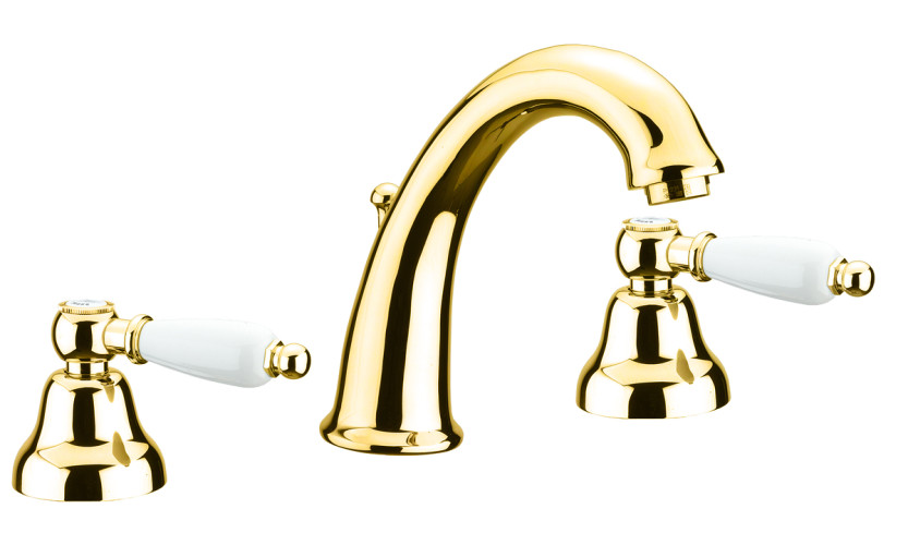 Смеситель для раковины Fiore COLONIALE 02OO0628, золото