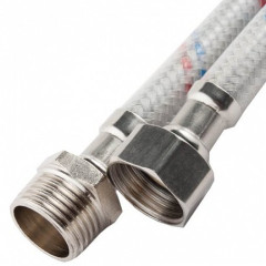 Гибкая подводка Tucai в полимерной оплетке, 30 см,1/2&quot;, вн. - нар. (203013)