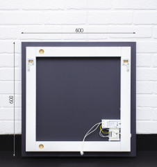 Зеркало Минск 600х600  с подсветкой Домино