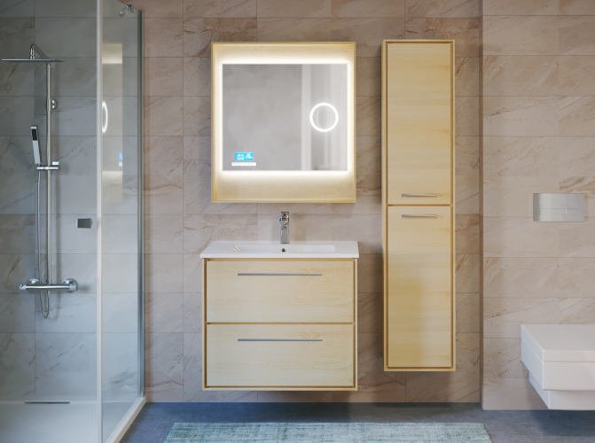 Frame 75 Тумба подвесная Дуб сонома (Умывальник Quadro75)