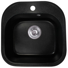 Кухонная мойка Formastone Fosto  КМ 48-49, квадратная, обсидиан