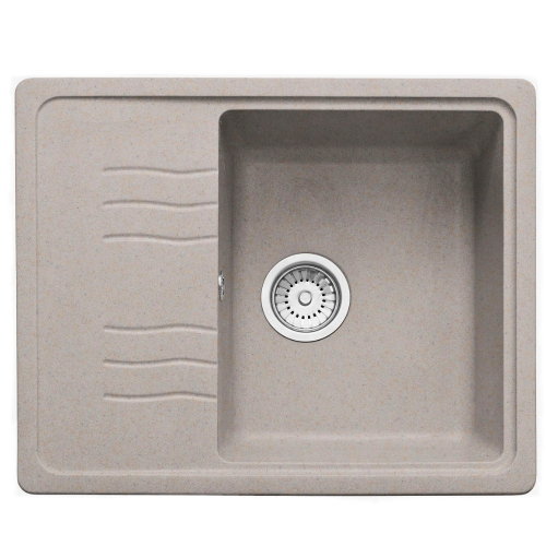Кухонная мойка Formastone FostoGran FG 61-48, прямоугольная с крылом, серый