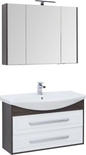 Мебель для ванной Aquanet Остин 105 дуб кантербери/белый