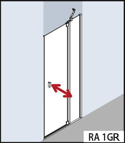 Душевая дверь Kermi Raya RA 1GR 10020VAK