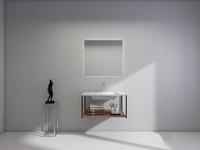 Консоль с раковиной Prato 800