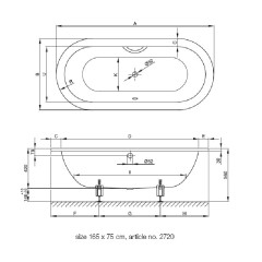 Стальная ванна Bette Starlet Oval 195х95 2745-000 AR