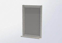 Зеркало Aquanet Бостон 60 белый