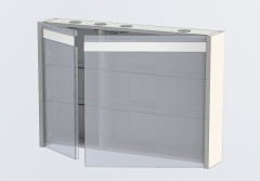 Зеркало-шкаф Aquanet Лайн 90 R белый