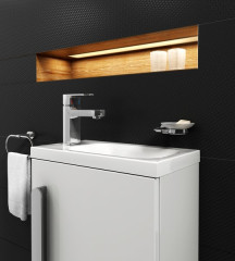 Смеситель для раковины Ravak CHROME Керамический картридж (X070041)