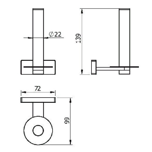 Держатель запасного рулона Langberger Alster 10948A