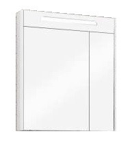 Зеркало-шкаф AQUATON СИЛЬВА 60 с подсветкой, Дуб Полярный (1A216202SIW70)