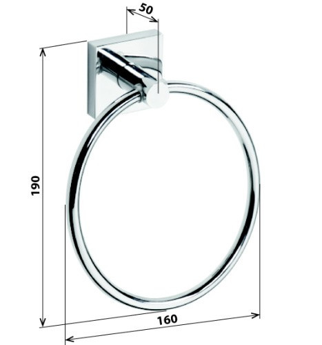Кольцо для полотенец Bemeta Beta 132104062