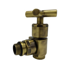 Вентиль SR Rubinetterie угловой (крест) серия &quot;Prestige &amp; Minimal&quot; 1/2&quot;, цвет бронза