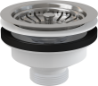 Выпускной комплект для мойки Alcadrain 6/4 с нержавеющей решеткой d115 (A37)