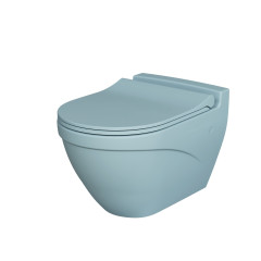 Унитаз Nord 133T20801 (535*360*385) ГОЛУБОЙ МАТОВЫЙ подвесной