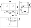Кухонная мойка Blanco Andano 340/340-U
