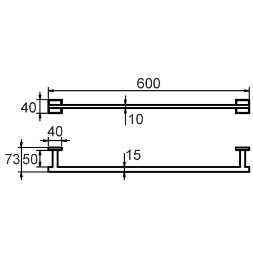 Полотенцедержатель Milardo Labrador LABSM10M49