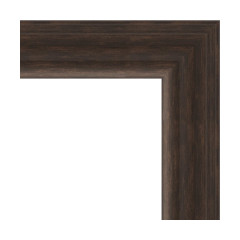 Зеркало настенное с фацетом EVOFORM в багетной раме палисандр, 61х91 см, BY 1174