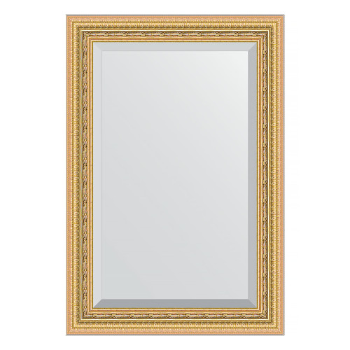 Зеркало настенное с фацетом EVOFORM в багетной раме сусальное золото, 65х95 см, BY 1274