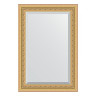 Зеркало настенное с фацетом EVOFORM в багетной раме сусальное золото, 65х95 см, BY 1274