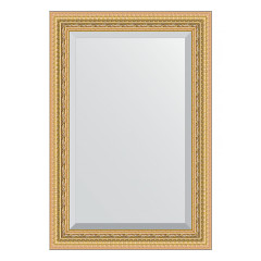 Зеркало настенное с фацетом EVOFORM в багетной раме сусальное золото, 65х95 см, BY 1274