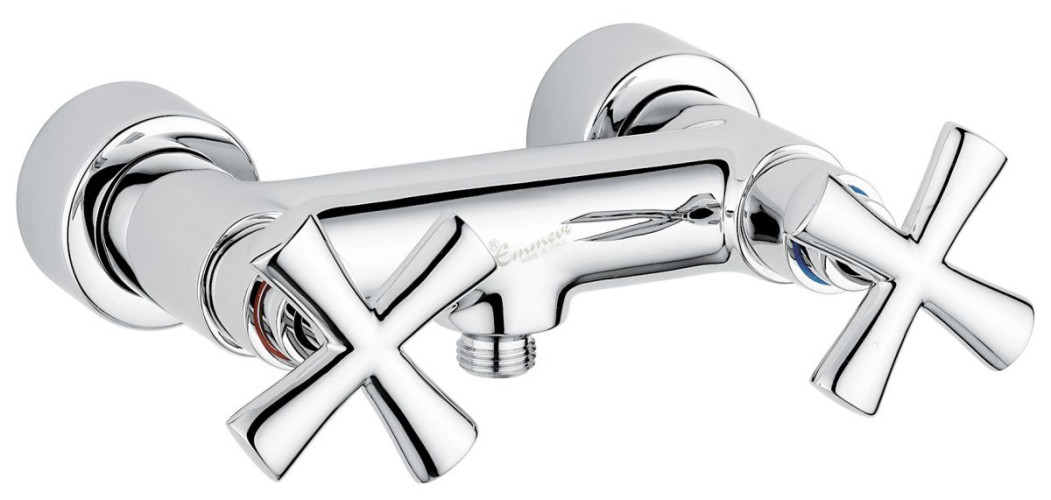 Emmevi Spirit New, двухвентильный смеситель для душа без набора для душа, цвет хром