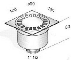 Трап душевой Migliore Ricambi ML.RIC-10.104
