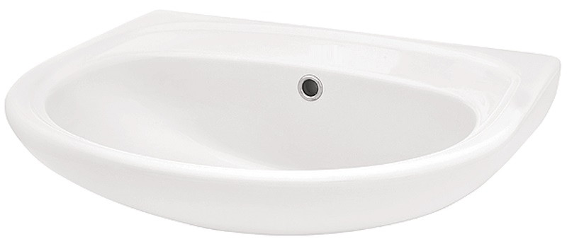 Раковина подвесная Santek Анимо 59х48х20 фаянс, цвет Белый (1WH110505)