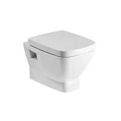 Унитаз подвесной Santek Нео, дюропластовое сиденье с микролифтом (1.WH30.2.423)