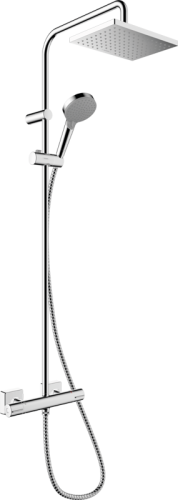 ДУШЕВАЯ КОЛОННА HANSGROHE VERNIS SHAPE SHOWERPIPE 230 1JET ECOSMART С ТЕРМОСТАТОМ 26097000 ХРОМ