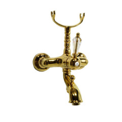 ANTIQUE-Swarovski смеситель ванна (золото), без душ. комплекта Caprigo 04S-011-oro