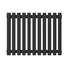 Радиатор КЗТО QUADRUM 40 V 300-5 Структурный черный шелк