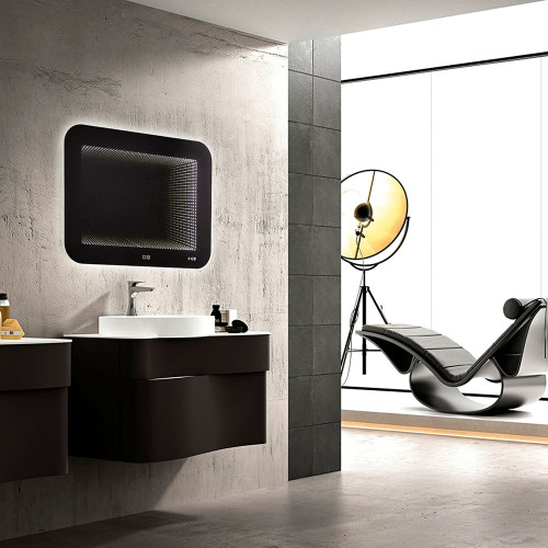 Djet 915х685 - 4 (часы, сенсорный выключатель) зеркало