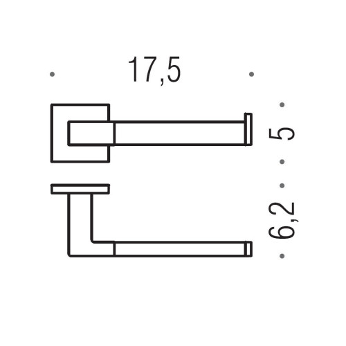 Держатель туалетной бумаги Colombo Design Basic Q В3708DX