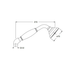Душевая лейка Cristina PD 111