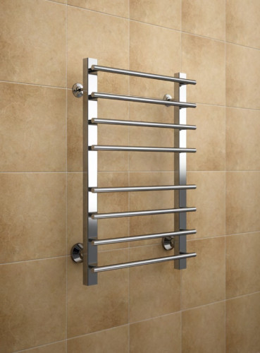 Полотенцесушитель водяной Маргроид Вид 61 профильный форма лесенка 80х55, цвет Хром (B61 80*50*55 проф. (полированный))