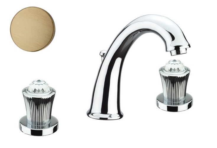 Смеситель для раковины Fiore VENERE SKY (SWAROVSKI®) 13ZZ0628, бронза