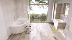 Зеркало ROSA II 760 белое