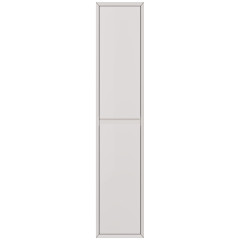 Пенал INSIGHT, 35 см, подвесной, универсальный, 2 дверцы, 4 стеклянные полки, белый глянец