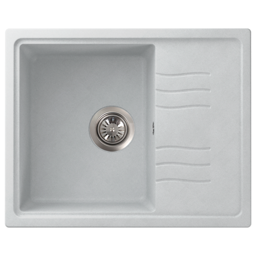Кухонная мойка Formastone FostoGran FG 61-48, прямоугольная с крылом, арктик