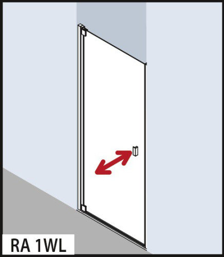 Душевая дверь Kermi Raya RA 1WL 10020VAK